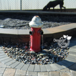 Water feature fire hydrant for Dog Friendly Landscape in Portland, Oregon