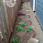 Intricate garden path in Portland garden design