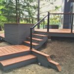 Trex Contour decking West Slope landscape design