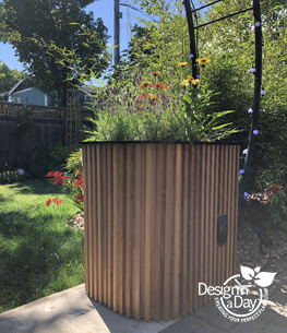 Concordia planter designed by landscape client.