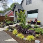 Lawn free pacific northwest front yard landscape