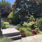 Colorful garden in Portland, Oregon