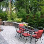 Patio Modern hardscape landscape design Northwest Portland