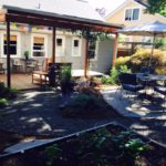 Now the family has 2 places to sit and eat or enjoy a cup of coffee.