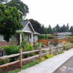 Front yard landscape design, after. Milwaukie, Oregon