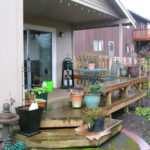 The old deck seemed small and cut off from the garden area.