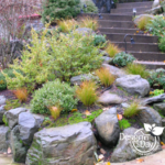 NW Portland Landscape Design with Boulders