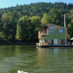 Portland Landscape Designers floating home