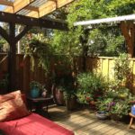 Perfect patio is pet friendly and lets cats be outside and safe.